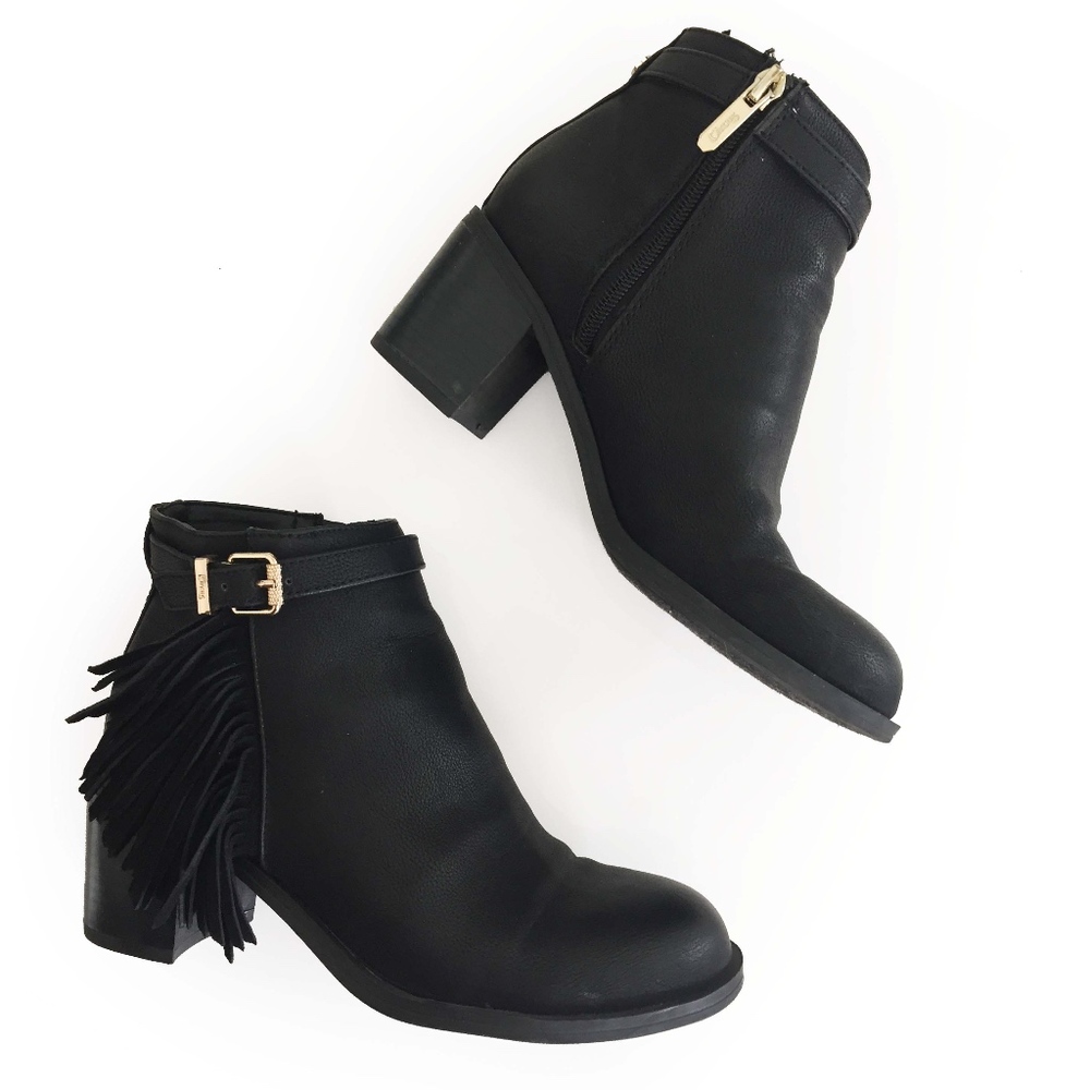 Sam Edelman Circus Fringe Booties size 6.5